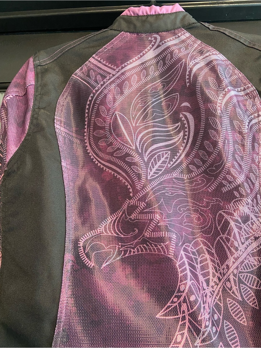 Harley Davidson Jacket Womens Small Purple Floral Riding Gear Motorcycle Biker - Picture 9 of 13